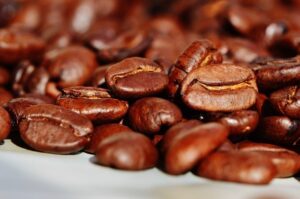 coffee beans close up