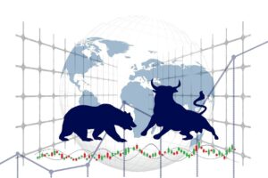 Bull and Bear world markets