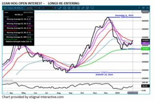eSignal LH Open Interest chart on 2.11.25